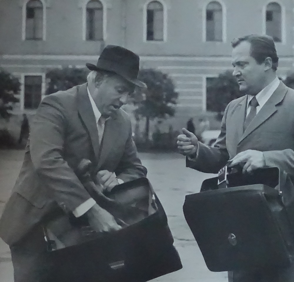 Кадр из фильма «Уходя — уходи» (режиссер Виктор Трегубович. «Ленфильм», 1978)